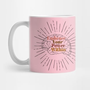 Empower Your Power Within | Brain with Sparks Design Mug